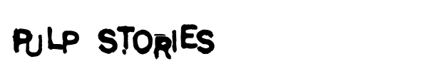 Pulp Stories font preview